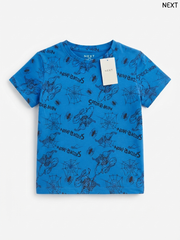 Kids' Blue Spider-Man All-Over Print T-Shirt – NEXT