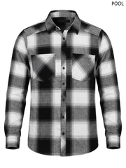 POOL Black and White Plaid Shirt