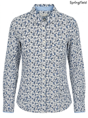Springfield Blue Floral Long-Sleeve Shirt
