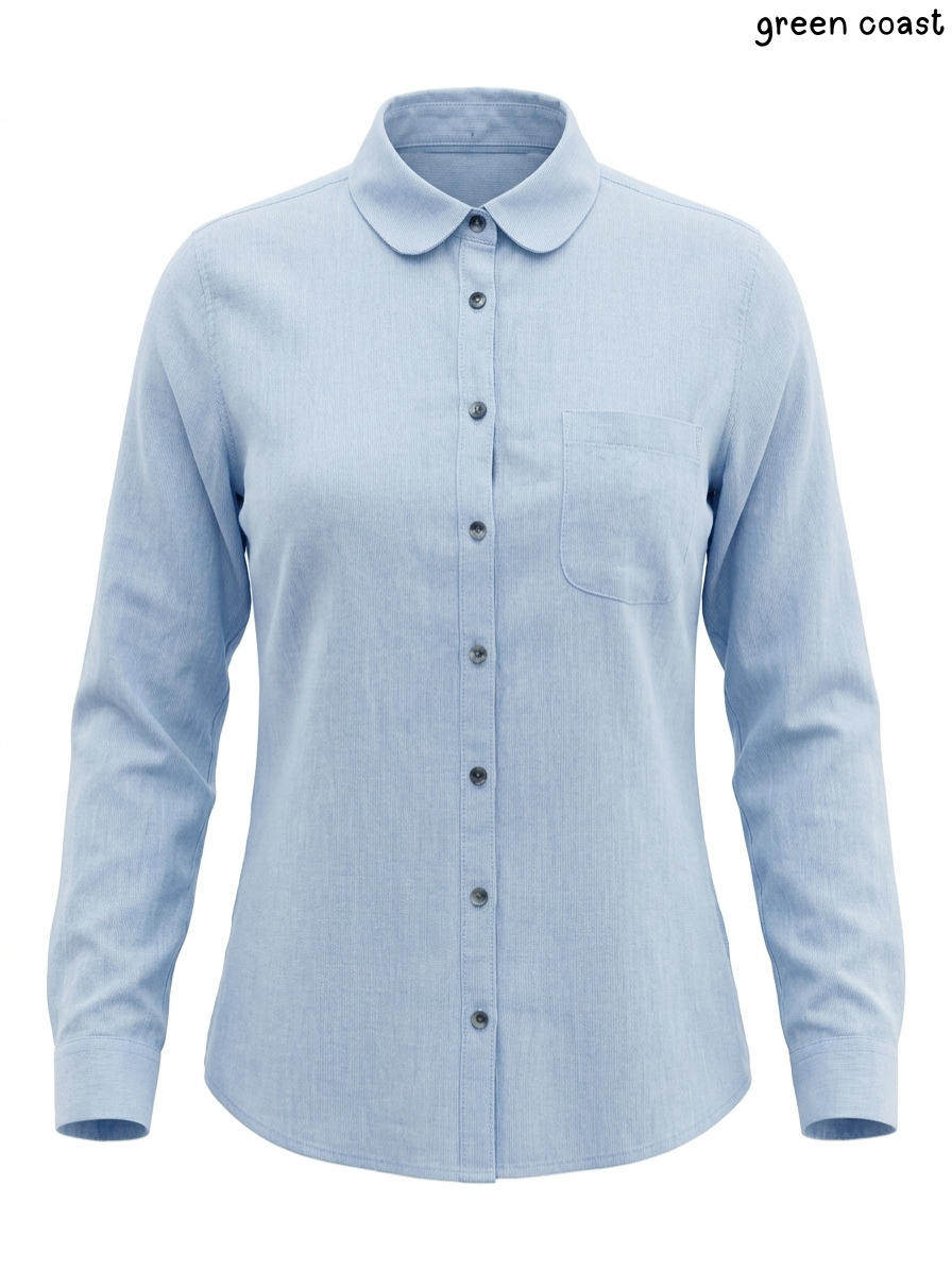 Green Coast Light Blue Long-Sleeve Shirt