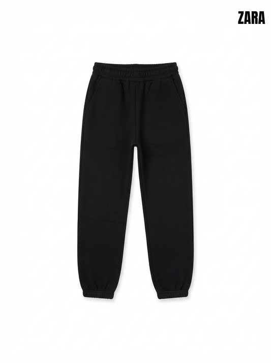 Boys' Black Fleece Joggers | Comfortable Casual Sweatpants