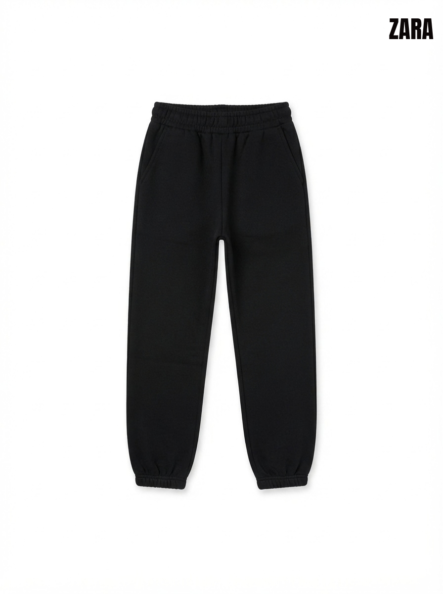 Boys' Black Fleece Joggers | Comfortable Casual Sweatpants