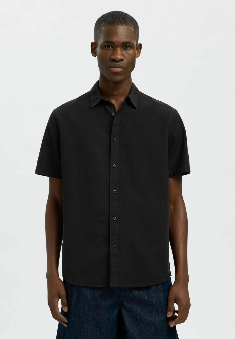 Selected Homme Men Linen Shirt