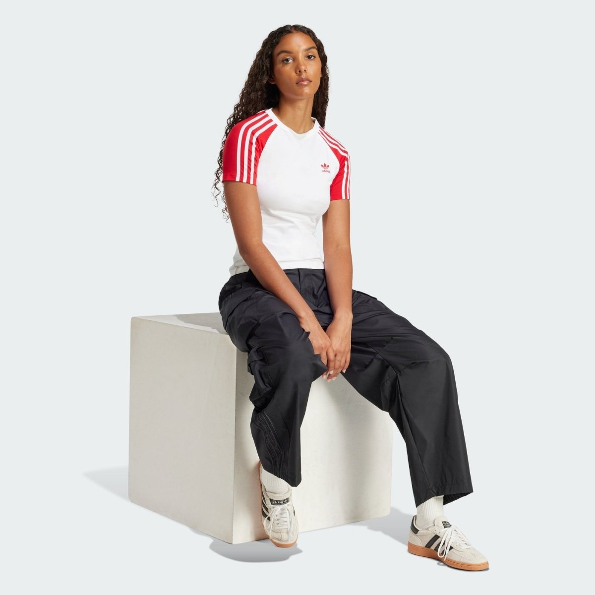 ADI Adicolor 3 - Stripes Raglan Slim T-Shirt - Smgarment's