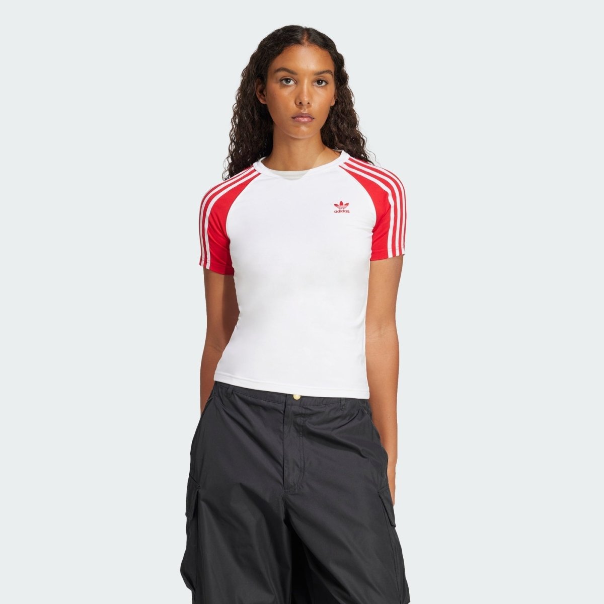 ADI Adicolor 3 - Stripes Raglan Slim T-Shirt - Smgarment's