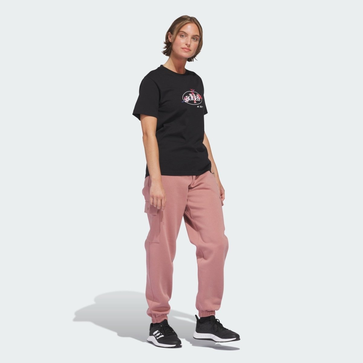 ADI Elements Radiate Floral Graphic T-Shirt - Smgarment's