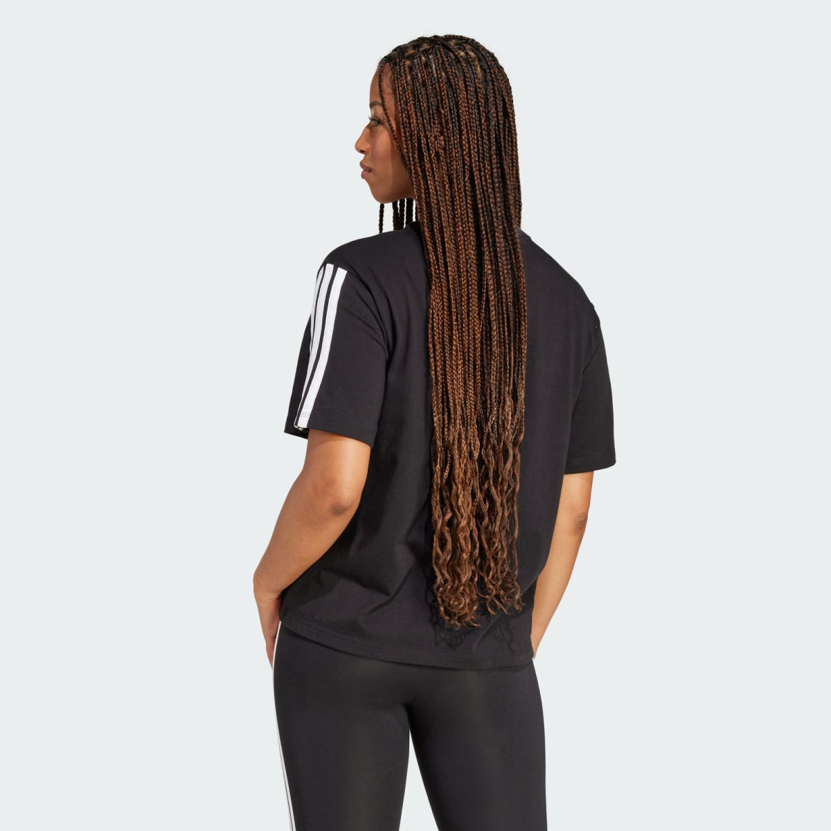 ADI Essentials 3 - Stripes Boyfriend Tee - Smgarment's