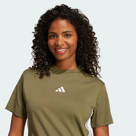 ADI Essentials 3 - Stripes Cotton T-Shirt - Smgarment's