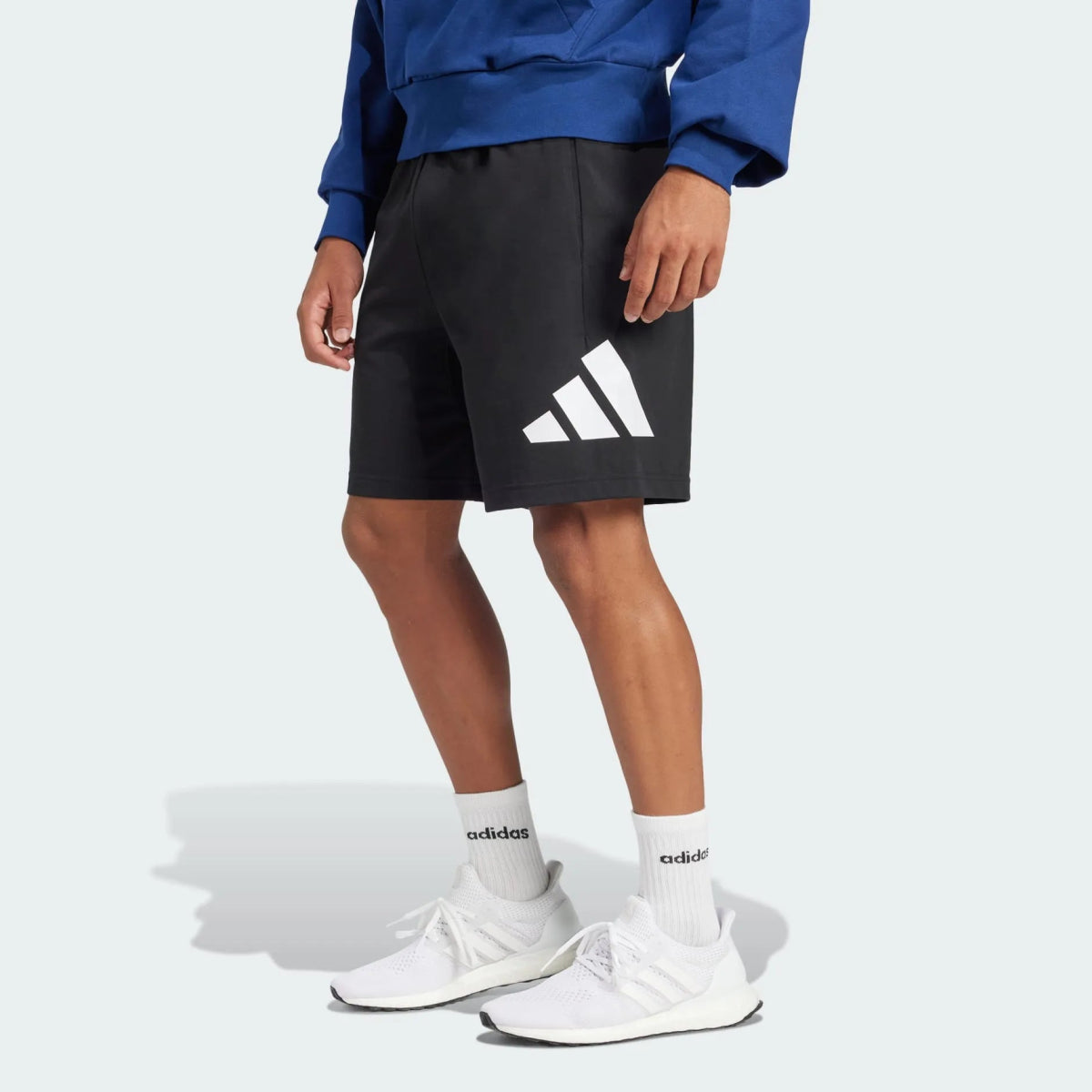 ADI Essentials Big Logo Single Jersey Shorts - Smgarment's
