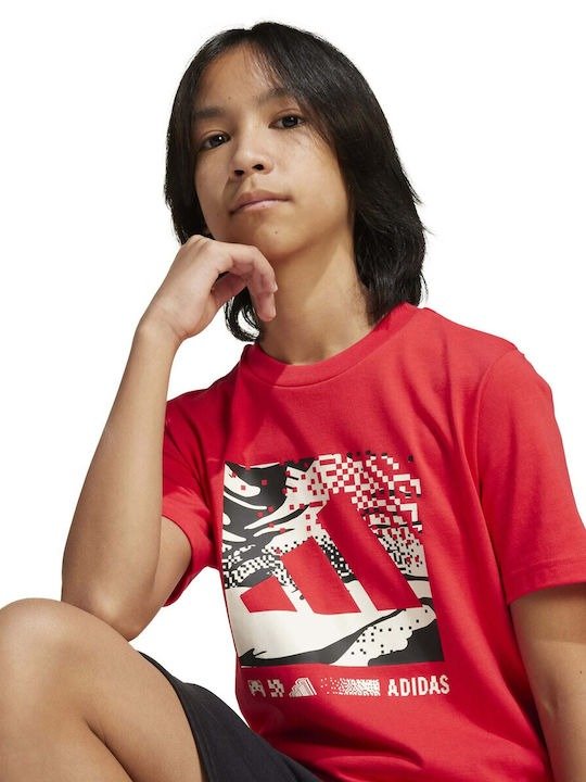 ADI Graphic Print T-shirt with Round Neck - Smgarment's