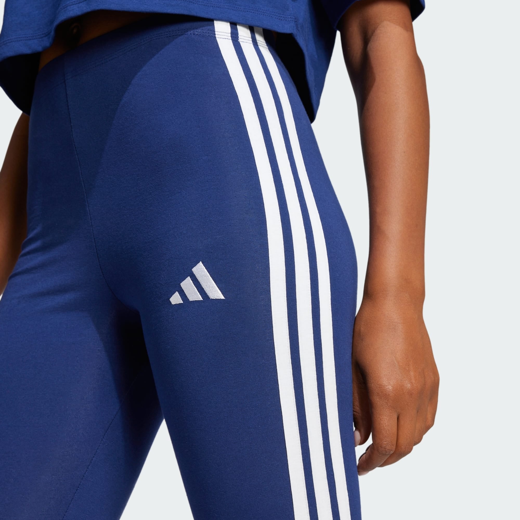 Adidas Essentials 3 - Stripes Cotton Leggings - Smgarment's