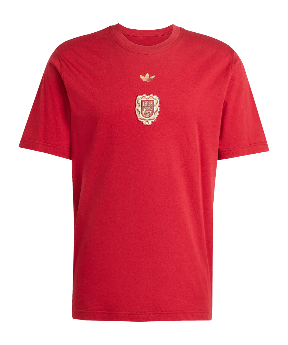 Men FC Bayern Munich 125th Anniversary T-Shirt Red