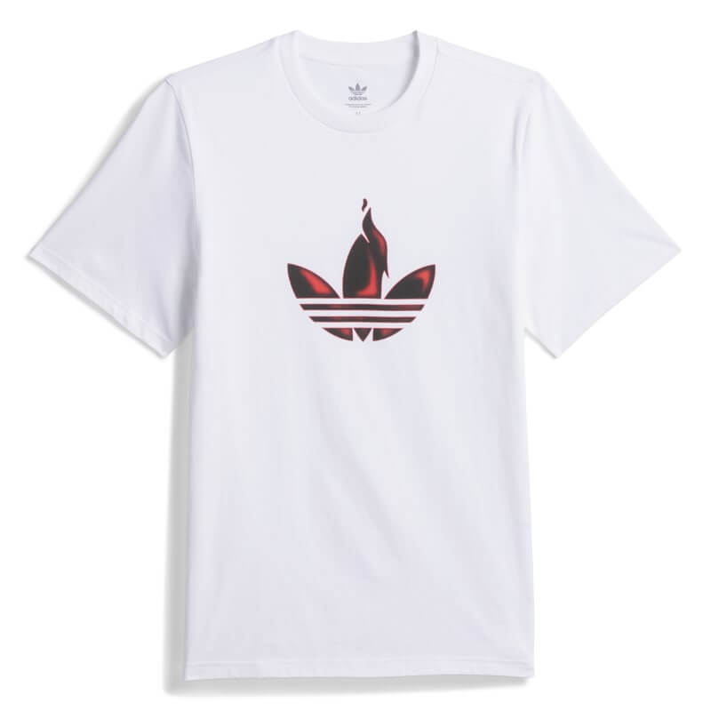 Men Trefoil Torch T-Shirt – White