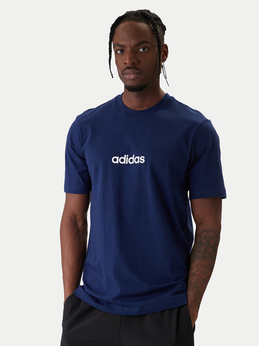 Men Essentials Linear Single Jersey Tee