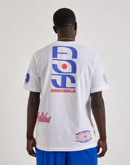 A loose-fit adidas tee with bold graphics.