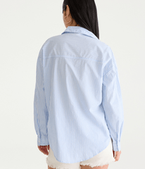 AEROPOSTALE Women's Long Sleeve Striped Shirt - Smgarment's
