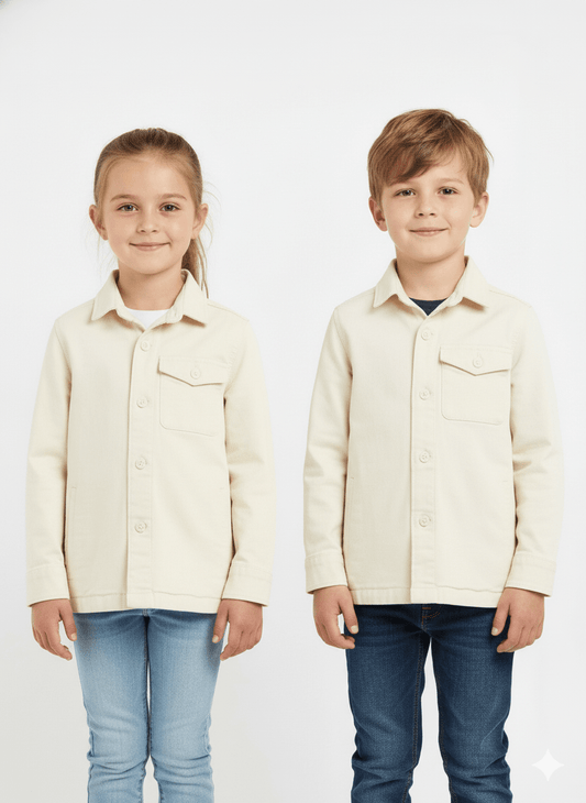 ALVARO A MORENO MANILA KIDS RAW OVERSHIRT - Smgarment's