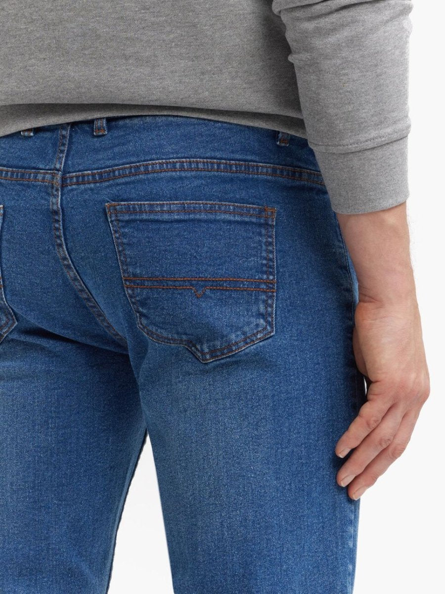 ALVARO MORENO STARK BLUE DENIM PANTS - Smgarment's