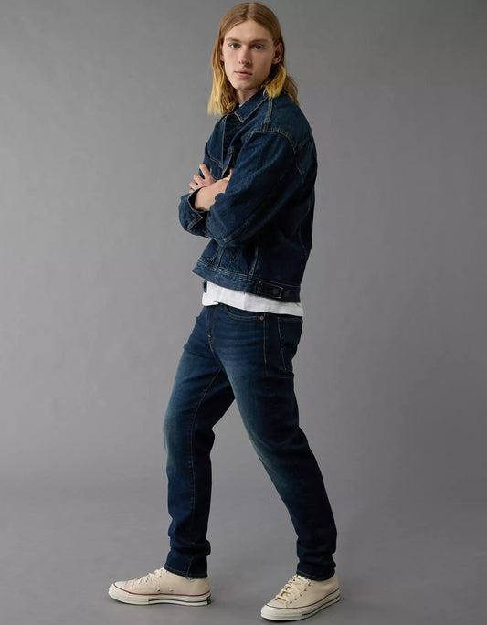 AMERICAN EAGLE AirFlex+ Athletic Fit Jean DEEP SEA BLUE - SMgarment's