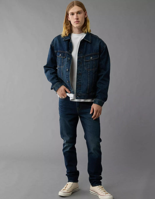 AMERICAN EAGLE AirFlex+ Athletic Fit Jean DEEP SEA BLUE - SMgarment's