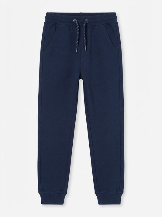 Boys' Casual Cotton Essential Jogger Pants – Navy Blue