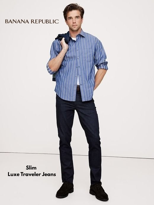 BANANA REPUBLIC Slim Luxe Traveler Jean - Smgarment's