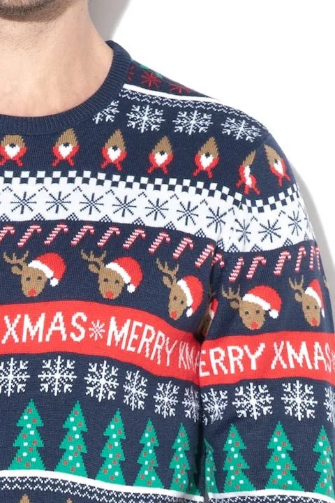BLEND Christmas Themed Sweater - Smgarment's