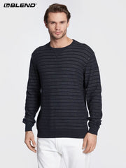 BLEND Czarny Regular Fit Sweater - Smgarment's