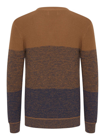 BLEND Dark Blue Regular Fit Sweater - Smgarment's