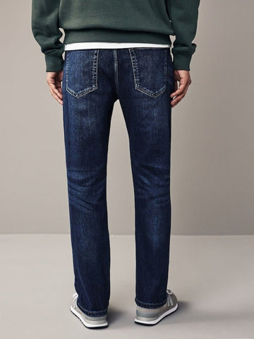 NXT Blue Straight Fit Vintage Stretch Authentic Jeans