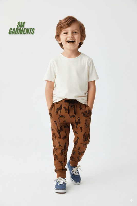BOYS PRINTED TROUSER - Smgarment's