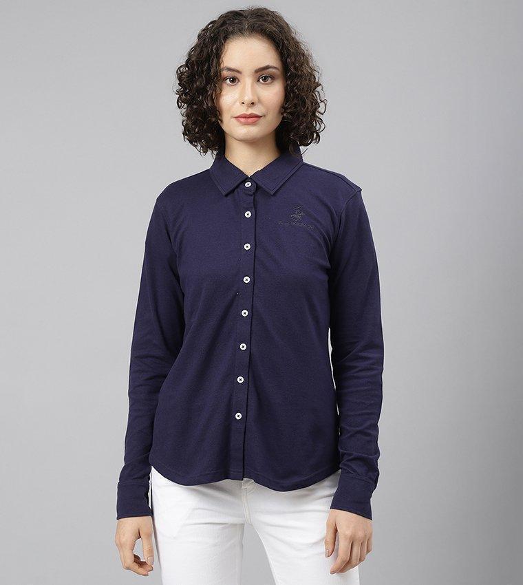 Embroidered casual shirt