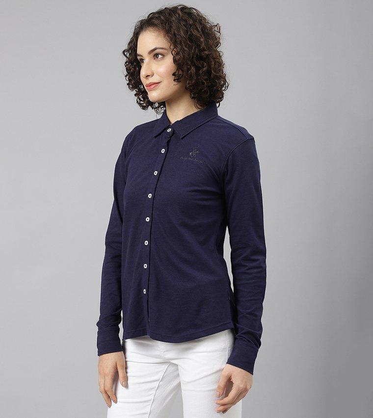 Embroidered casual shirt