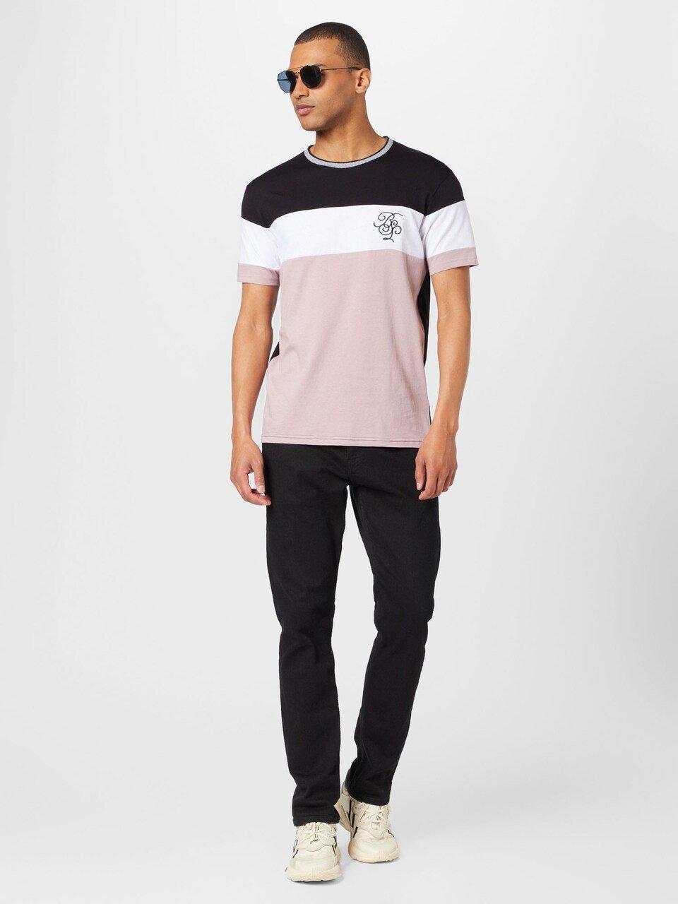 BRAVE SOUL MEN COLOURBLOCKED T - SHIRT - SMgarment's