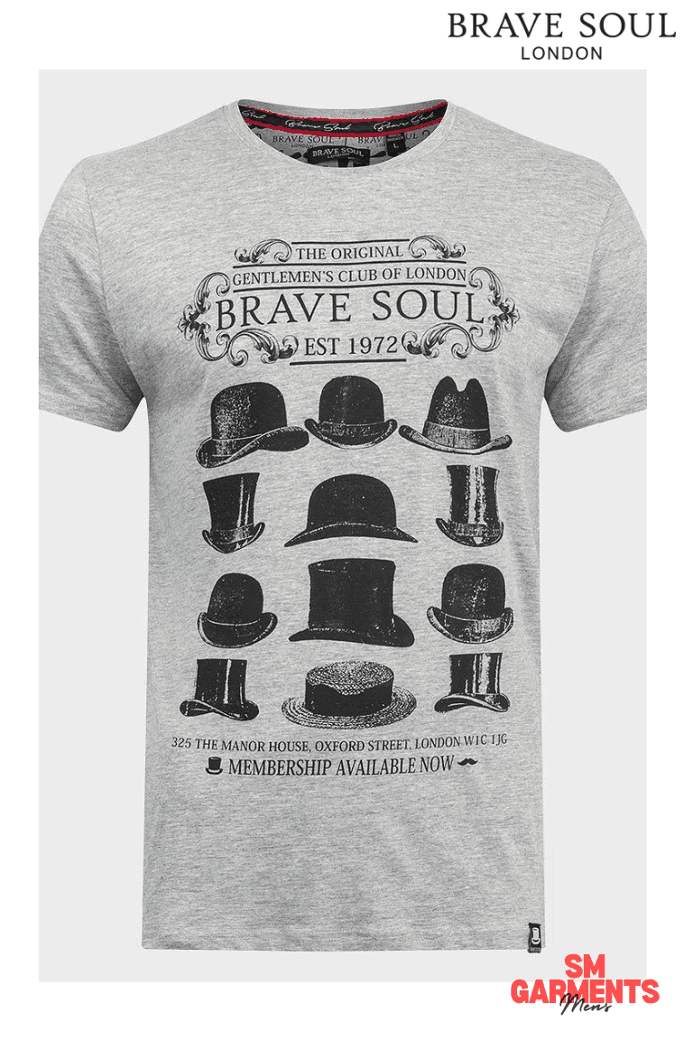 BRAVE SOUL MEN'S GENTLEMEN'S CLUB - SMgarment's