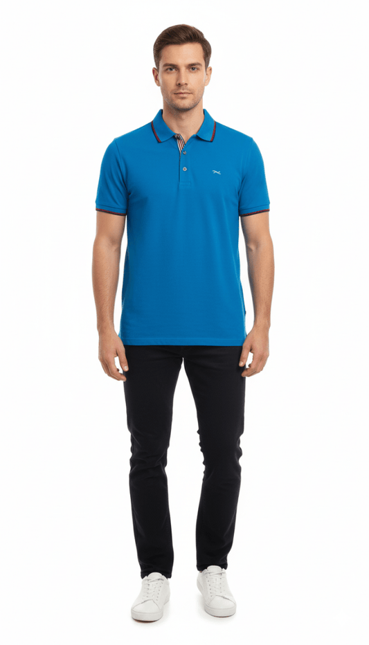 BRAX MENS LOGO BASIC POLO - Smgarment's
