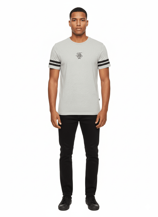 BS GREY REGULAR FIT T - SHIRT - Smgarment's