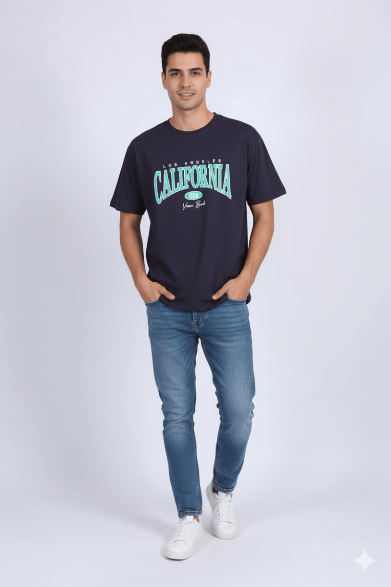 BS LONDON T-Shirt With California Print - Smgarment's