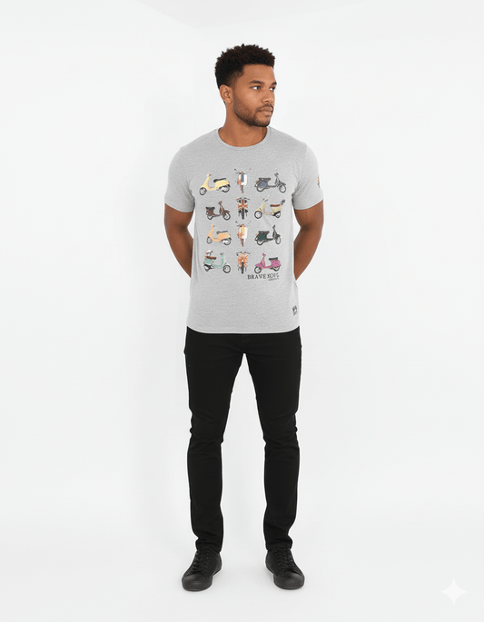 BS VESPA SHORT SLEEVES T - SHIRT - Smgarment's