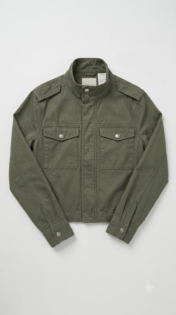 TEDDY SMITH WOMENS DOUBLE POCKET DENIM JACKETS
