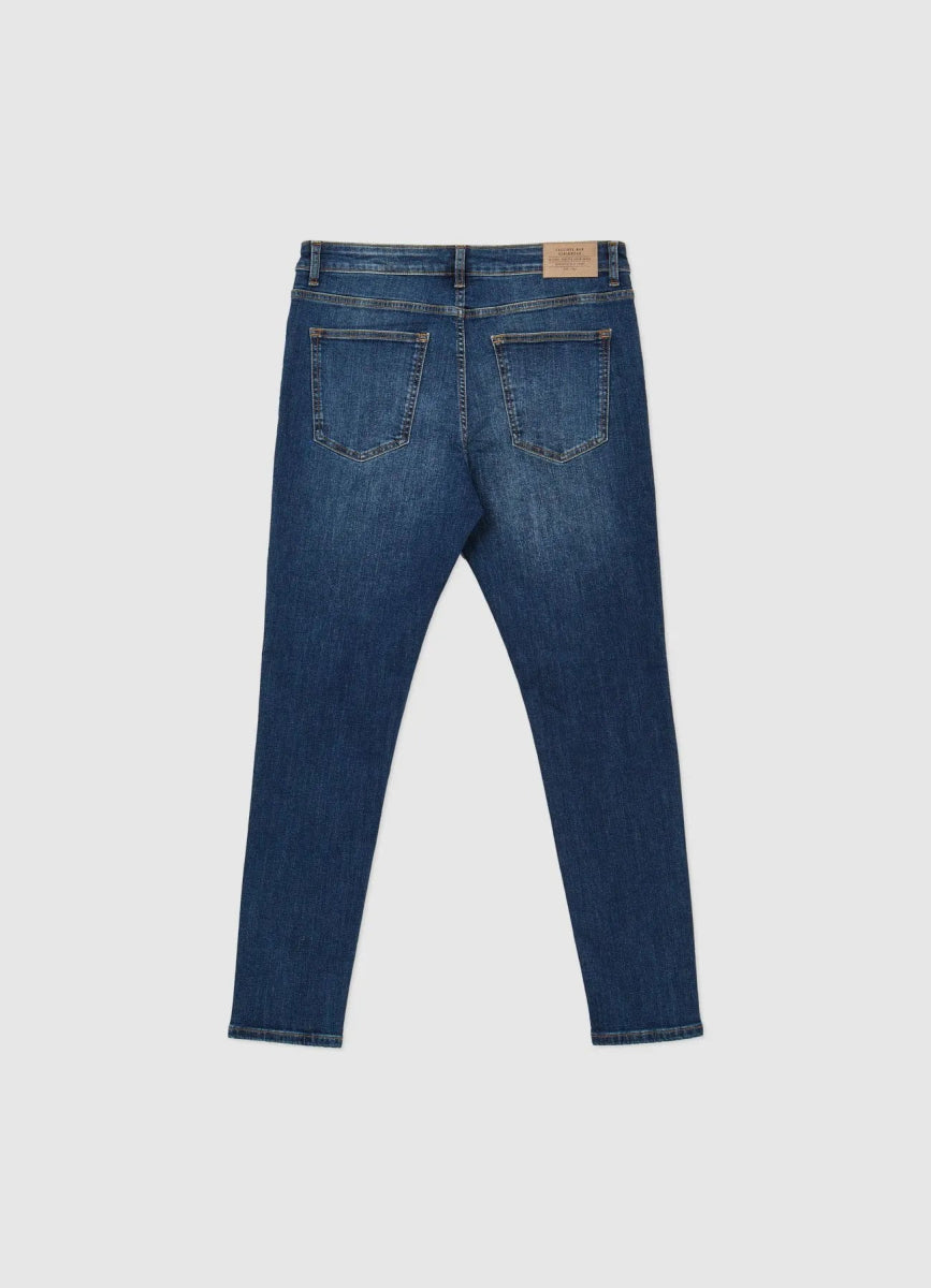 Calliope Skinny jeans Middle blue denim - Smgarment's