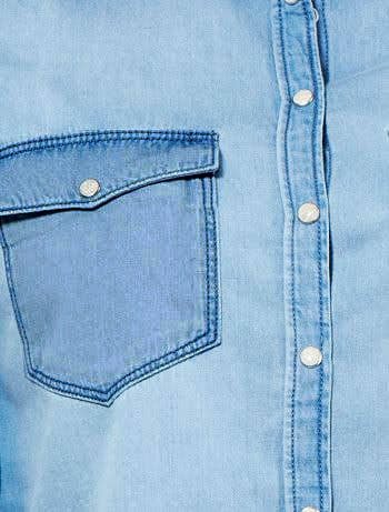 CAMAIEU WOMEN DENIM SHIRT - Smgarment's