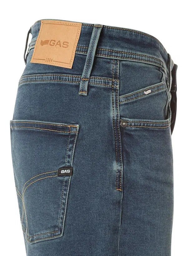 Carrot Fit Cotton Stretch Denim Blue Jeans - Smgarment's