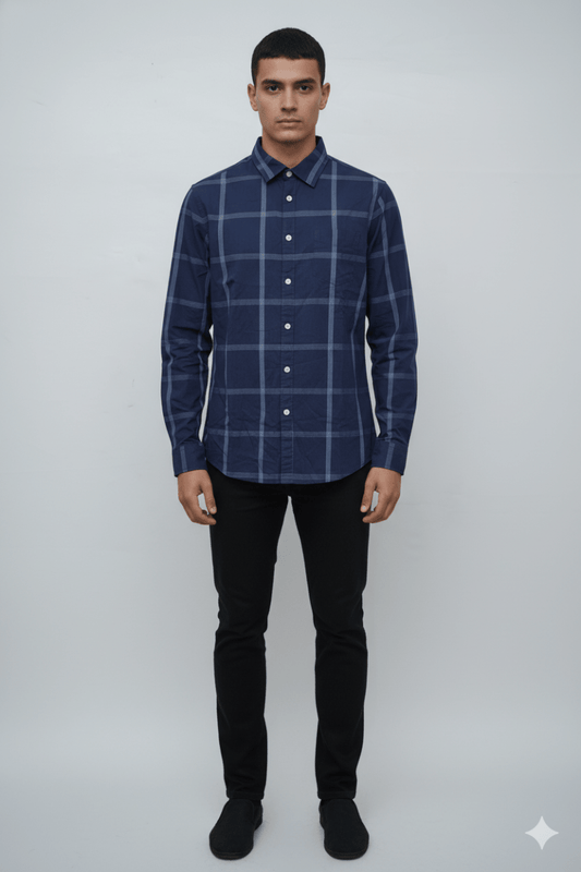CEL MEN CHECKERED SHIRT - Smgarment's