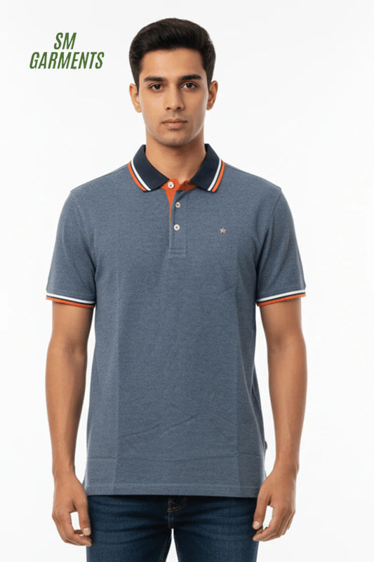 MENS BASIC LOGO POLO