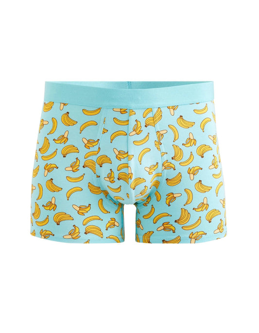 Celio Banana Pattern Stretch Cotton Boxer Shorts - SMgarment's