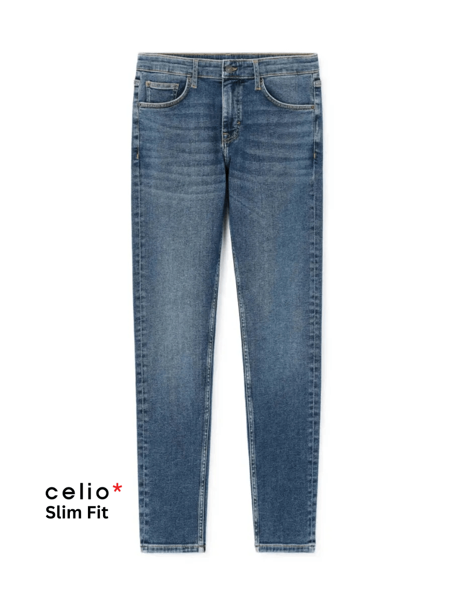 Celio C25 3 Length Slim Stretch Jeans - Smgarment's
