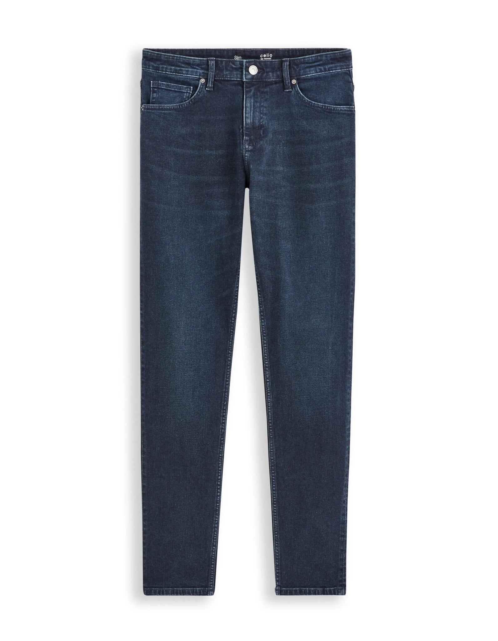 CELIO C25 STRETCH COTTON SLIM JEANS - NAVY - SMgarment's