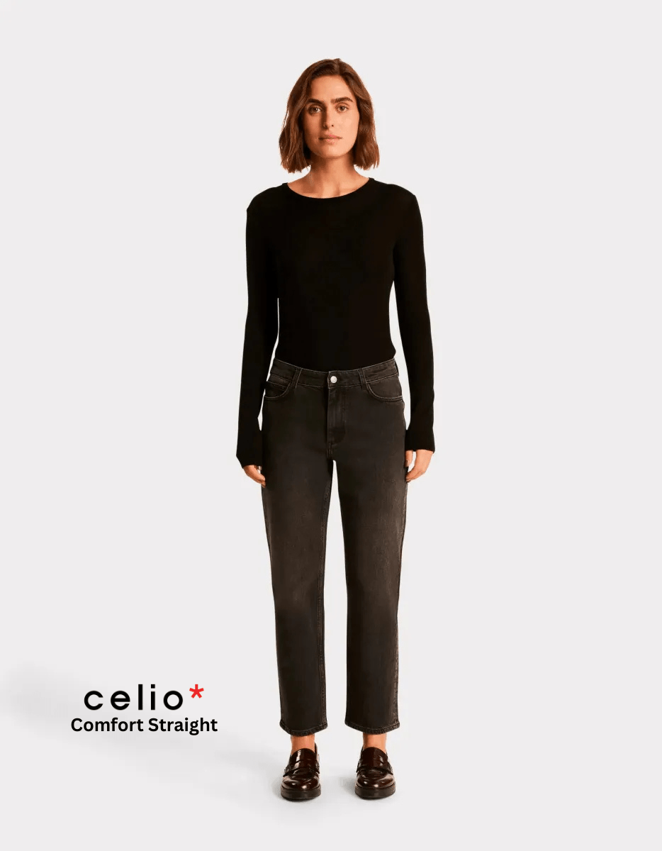 Celio Comfort Straight Jeans - Gray - Smgarment's