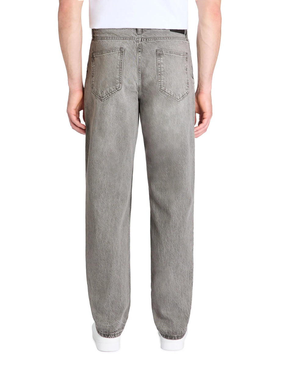 Celio Loose 100% cotton jeans - medium gray - Smgarment's